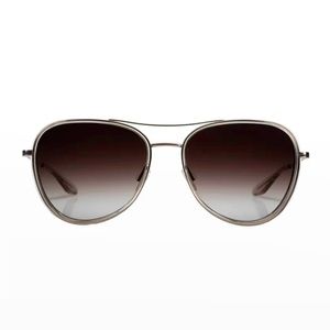 Barton Perreira Gesner Titanium Aviator Sunglasses